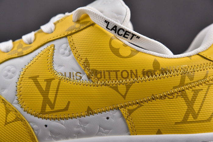 NIKE LOW AIR FORCE 1 X yellow white