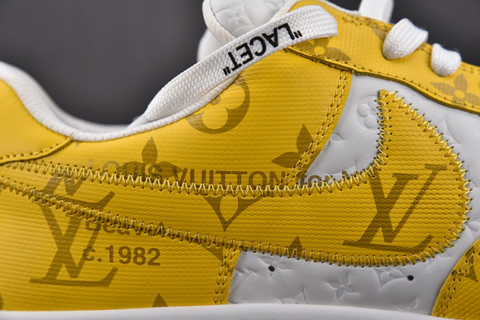 NIKE LOW AIR FORCE 1 X yellow white