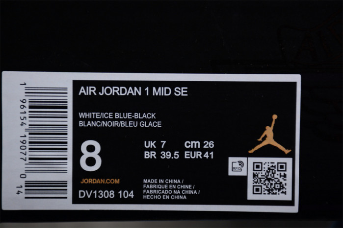 Air Jordan 1 Mid SE Ice Blue DV1308-104