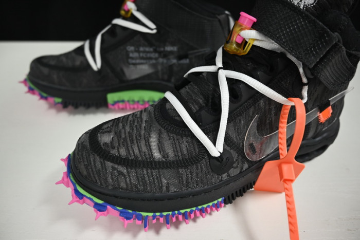 OFW x Nike Air Force 1 Mid Black DO6290-001