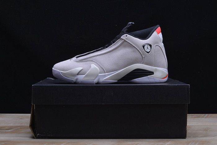 AIR JORDAN 14 RETRO "DESERT SAND" black/ white 487471-021