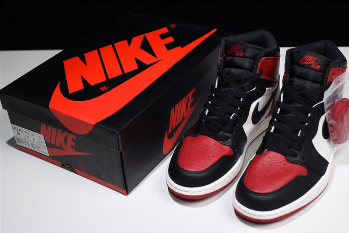 Air Jordan 1 Retro High OG Bred Toe 555088-610