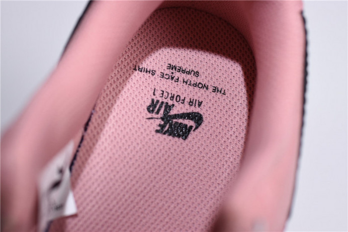 Supreme x The North Face x Nike Air Force 1 PINK AR3066-800