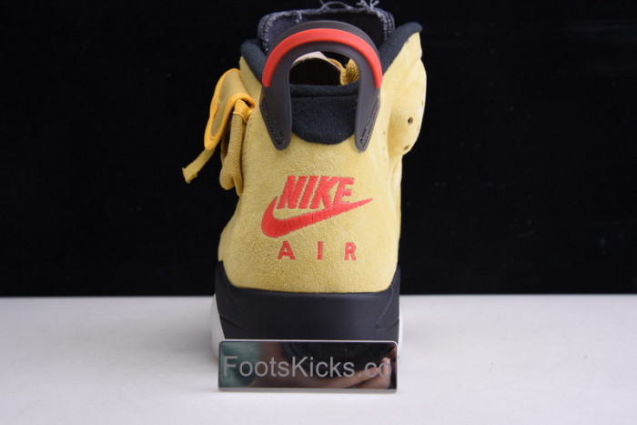 Travis Scott Air Jordan 6 yellow Cactus Jack CN1084-300