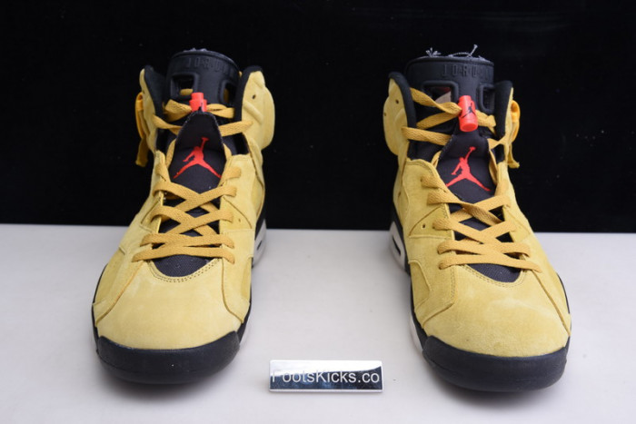 Travis Scott Air Jordan 6 yellow Cactus Jack CN1084-300