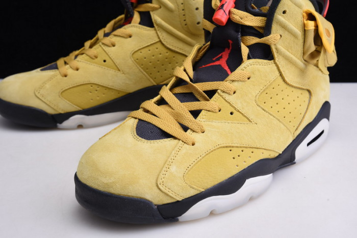 Travis Scott Air Jordan 6 yellow Cactus Jack CN1084-300