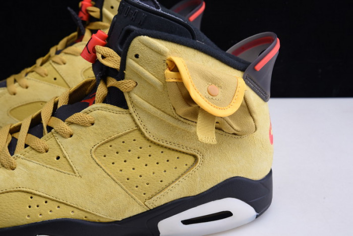 Travis Scott Air Jordan 6 yellow Cactus Jack CN1084-300