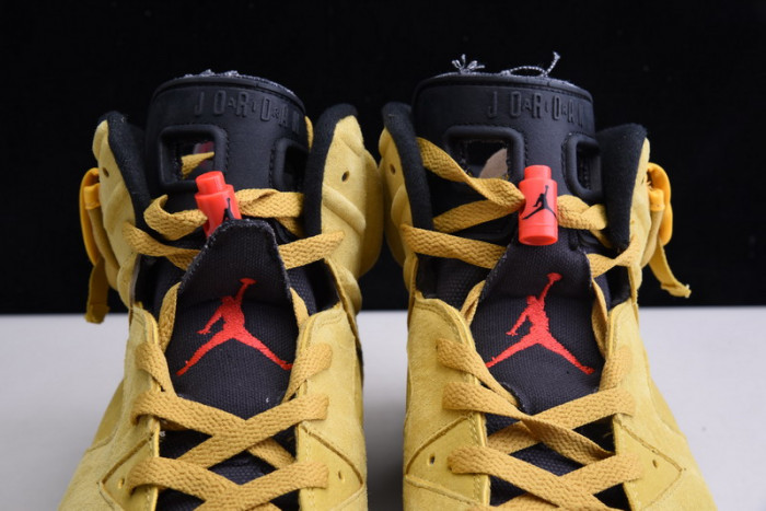 Travis Scott Air Jordan 6 yellow Cactus Jack CN1084-300
