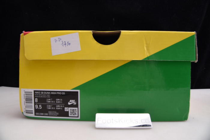 NIKE DUNK HIGH RETRO WHITE VAST GREY (2021)DD1399-100