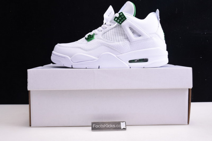 Air Jordan 4 Retro “Pure Money” white green CT8527-113
