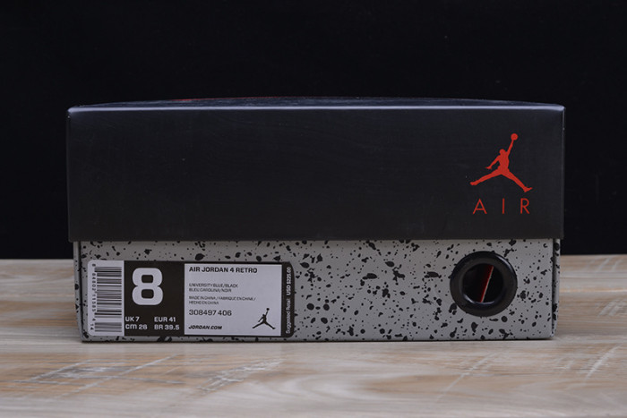 Travis Scott x Air Jordan 4 “Houston Oilers” University Blue 308497-406