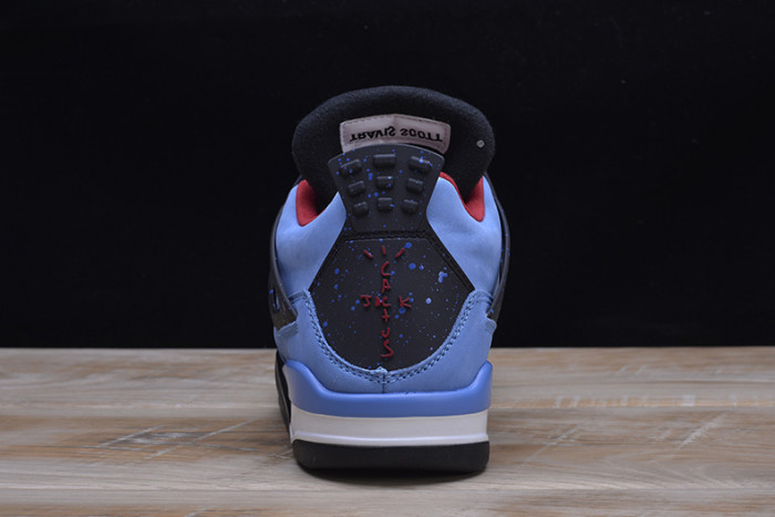 Travis Scott x Air Jordan 4 “Houston Oilers” University Blue 308497-406