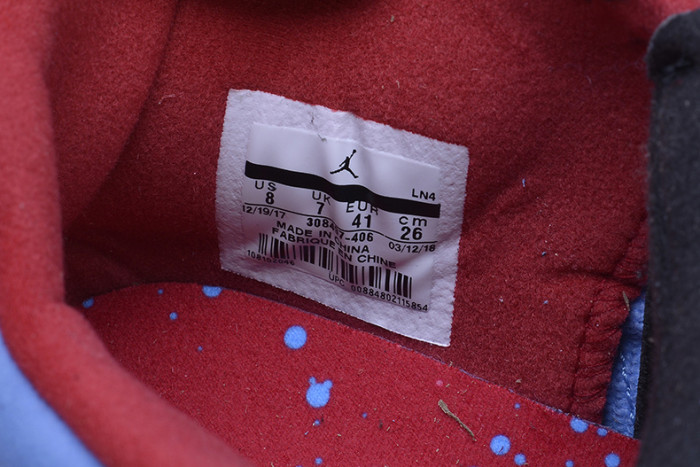 Travis Scott x Air Jordan 4 “Houston Oilers” University Blue 308497-406