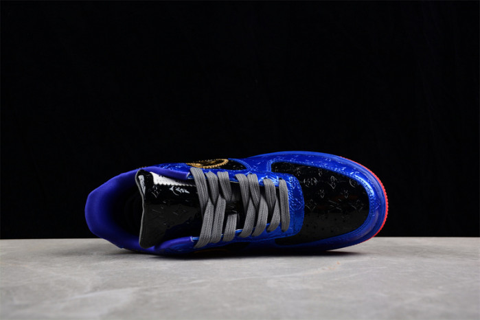 NIKE LOW AIR FORCE 1 X royal blue black