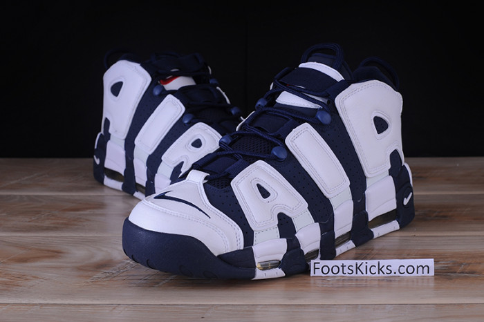 Nike Air More Uptempo “Olympic” White/Midnight Navy 414962-104