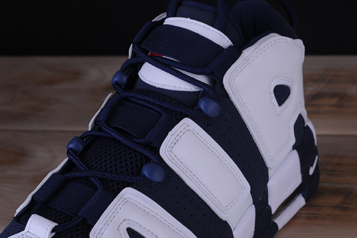 Nike Air More Uptempo “Olympic” White/Midnight Navy 414962-104