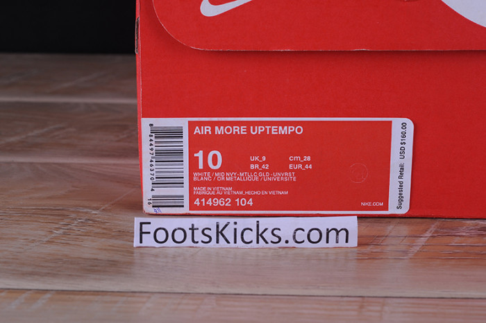Nike Air More Uptempo “Olympic” White/Midnight Navy 414962-104