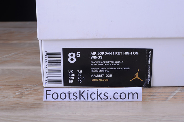 Air Jordan 1 Ret High OG Wings AA2887-035